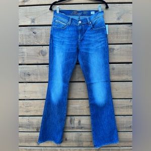 NWT Mavi ‘Molly’ mid rise boot cut flare jeans, medium wash, size 27